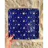 ASA Assiette Carée Bleu 21,5cm