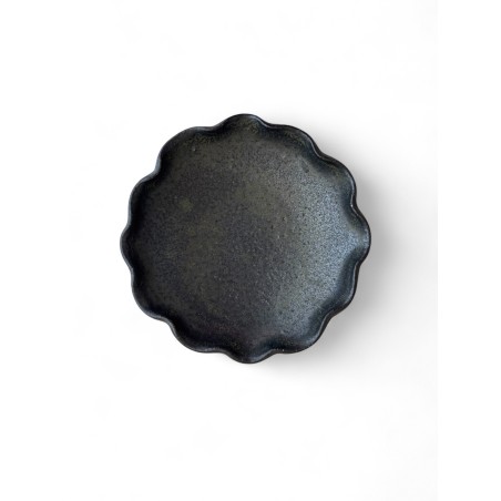 Kazu Wada assiette 11cm Noir