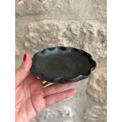 Kazu Wada assiette 11cm Noir