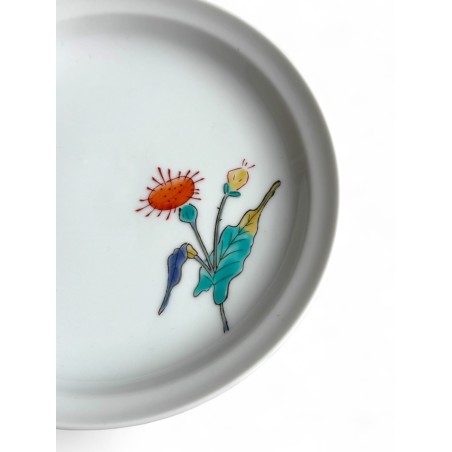 Yoshiyuki Takasu Assiette peint à la main