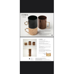U-en Art  Tasse en bois Keyaki