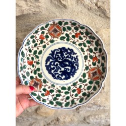 Assiette en porcelaine fin 19eme