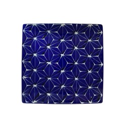 ASA Assiette Carée Bleu 27cm