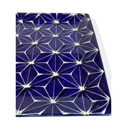 ASA Assiette Carée Bleu 27cm