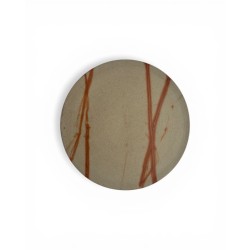 Gorobeigama Bizen assiette doubles faces