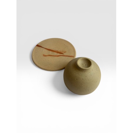 Miho Norimatsu Bizen Tasse + sous-tasse